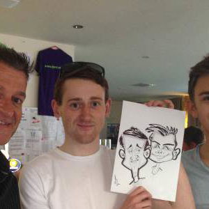 Corporate Event Caricature