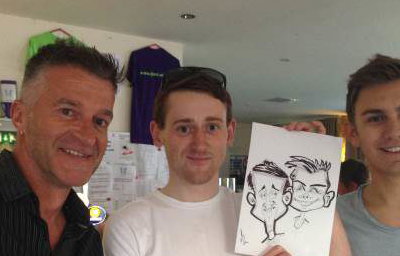 Corporate Event Caricature