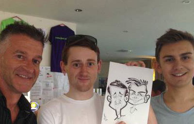 Corporate Event Caricature