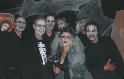 Live Band hired for Horror Movies Theme 40th Birthday Party