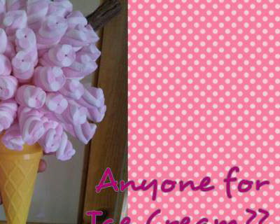 Ice Cream Mallow Cones