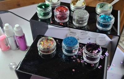 glitter bar for weddings and parties