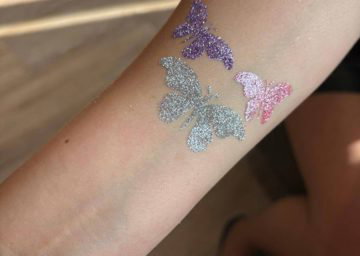 RAINBOW fACES lTD GLITTER TATTOOS