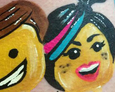 Lego Face Paint