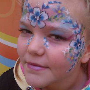 flowery face