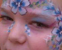 flowery face