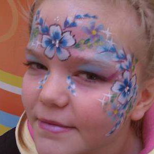 flowery face
