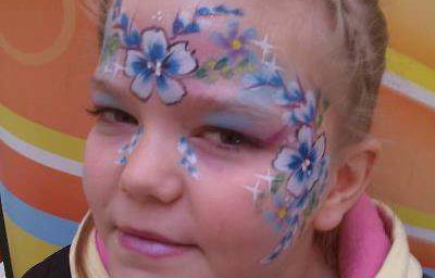 flowery face