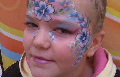 flowery face