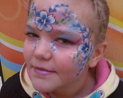 flowery face