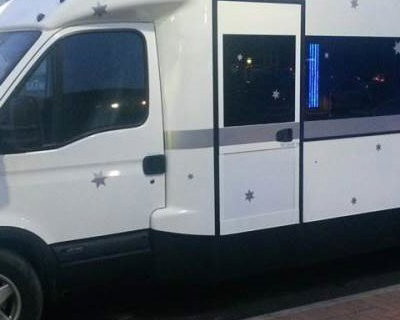 party bus white