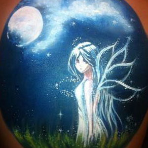 Belly bump painting