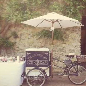 Chilly White Ice cream tricyle hire service
