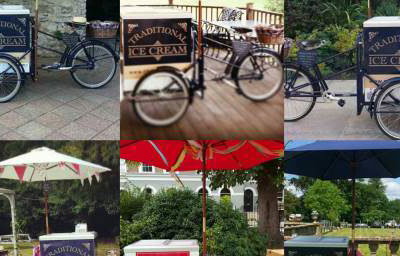 Chilly White Ice cream tricyle hire service