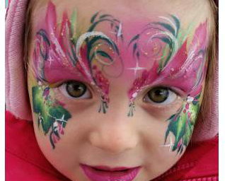 Flower Fairy Face Paint