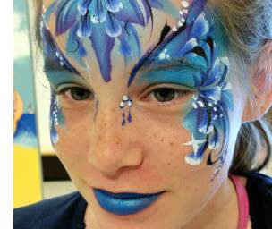 Blue Flower Princess