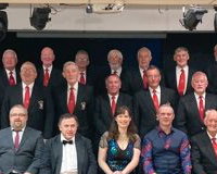 Performing as guest artists for Porthcawl Male Voice Choir