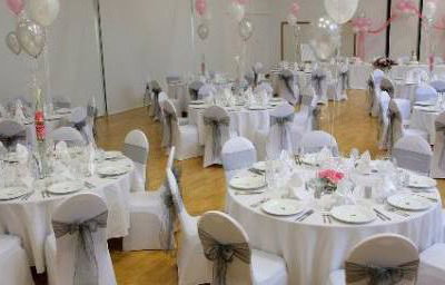 Burnham Park Hall Chair Cover Hire and Balloons Decorations