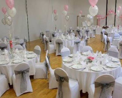 Burnham Park Hall Chair Cover Hire and Balloons Decorations