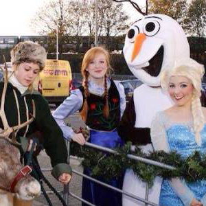 Elsa, Anna, Olaf, Sven and Elf!
