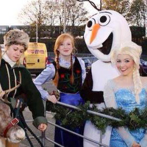 Elsa, Anna, Olaf, Sven and Elf!