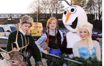 Elsa, Anna, Olaf, Sven and Elf!