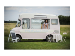 Sweet Ally Scoops Vintage Ice Cream Van logo