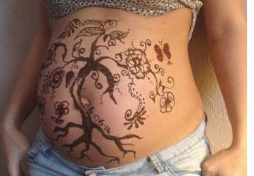 Henna Baby Bump