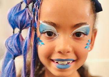 Bubble Braids & Facepainte