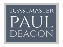 Toastmaster and Celebrant Paul Deacon logo