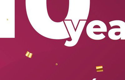 10 years in business