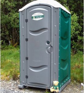 Single portable toilet resize