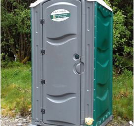 Single portable toilet resize