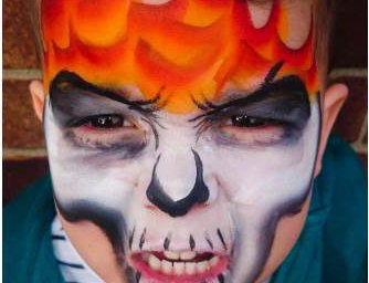 Flaming Skull