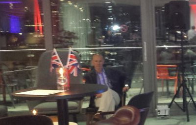 Performing at Sea Containers in London for New Year's Eve