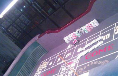 UK Croupier Craps Table