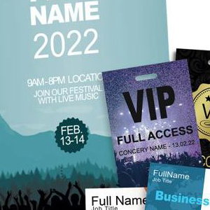 Promotional Posters flyers and business cards