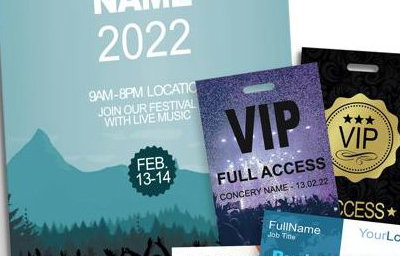 Promotional Posters flyers and business cards