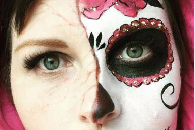 SUGARSKULL HALF FACE