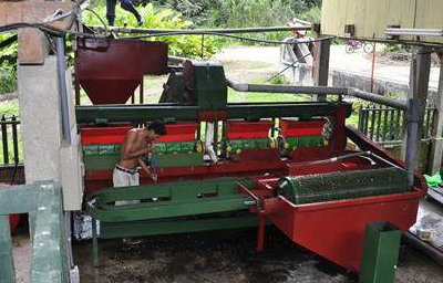 ... the Cherries Are Then Milled ...