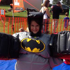 Super Hero Sumo Wresting Suits