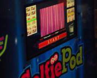 Selfie Pod in Use