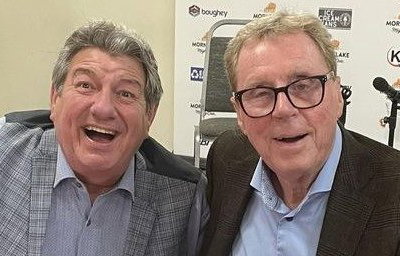 Austin Knight & Harry Redknapp.
