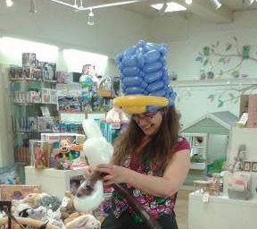 Tanya Balloon Modelling at McEwens of Perth