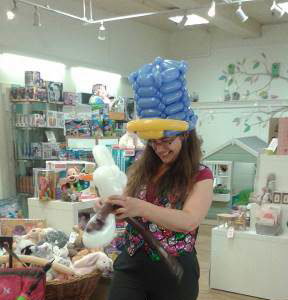 Tanya Balloon Modelling at McEwens of Perth