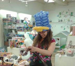 Tanya Balloon Modelling at McEwens of Perth