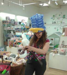 Tanya Balloon Modelling at McEwens of Perth