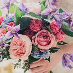clematis bouquet