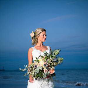 pink sea shore bouquet