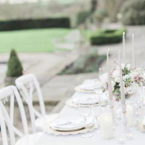 White table decor